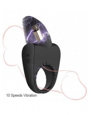 Masturbaciniai, Pompos-Penio žiedai-Silikoninis penio žiedo vibratorius USB įkrovimas sekso