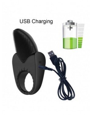 Masturbaciniai, Pompos-Penio žiedai-Silikoninis penio žiedo vibratorius USB įkrovimas sekso