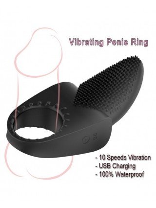 Masturbaciniai, Pompos-Penio žiedai-Silikoninis penio žiedo vibratorius USB įkrovimas sekso