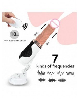 Vibratoriai, Dildo-Įvairūs-Automatic Sex Machine Rotating Dildo