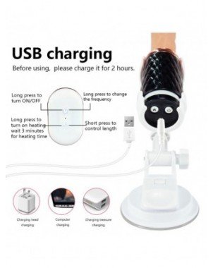 Vibratoriai, Dildo-Įvairūs-Automatic Sex Machine Rotating Dildo