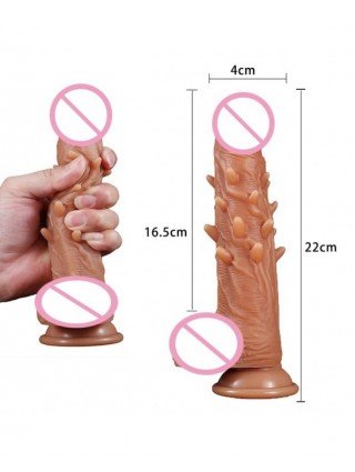 Vibratoriai, Dildo-Tikroviški-Skin Feeling Big Dildo with