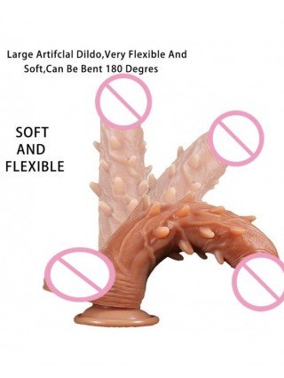 Vibratoriai, Dildo-Tikroviški-Skin Feeling Big Dildo with