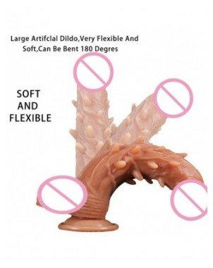 Vibratoriai, Dildo-Tikroviški-Skin Feeling Big Dildo with