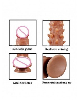 Vibratoriai, Dildo-Tikroviški-Skin Feeling Big Dildo with
