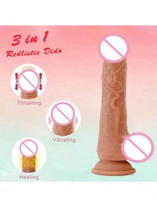 Vibratoriai, Dildo-Tikroviški-Skin Feeling Big Dildo with