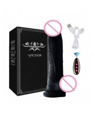 Vibratoriai, Dildo-Išmanieji-Black Dildo Vibrators for Women
