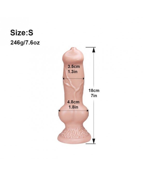 Vibratoriai, Dildo-Tikroviški-Milžiniškas dildo didelis makšties masažuoklis G taško