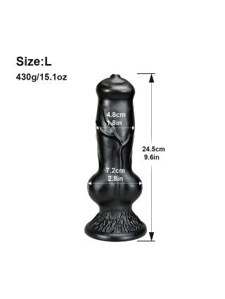 Vibratoriai, Dildo-Tikroviški-Giant Animal Dildo Big Knot Dog