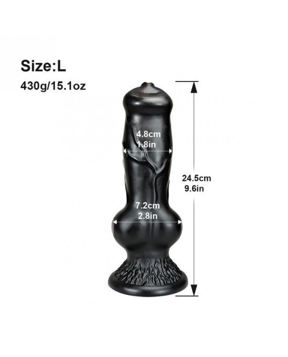 Vibratoriai, Dildo-Tikroviški-Giant Animal Dildo Big Knot Dog
