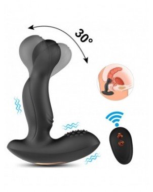 Analiniai žaisliukai-Prostatos masažuokliai-Analinis kištukas, vibratorius kutenantis prostatos