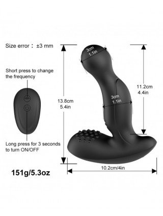 Analiniai žaisliukai-Prostatos masažuokliai-Anal Plug Vibrator