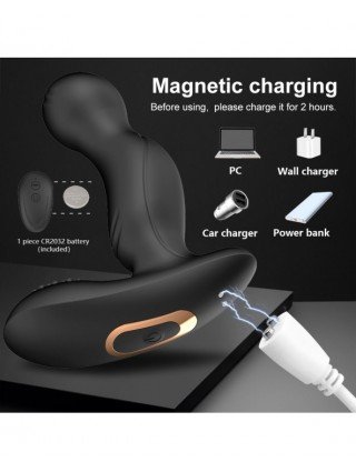 Analiniai žaisliukai-Prostatos masažuokliai-Anal Plug Vibrator
