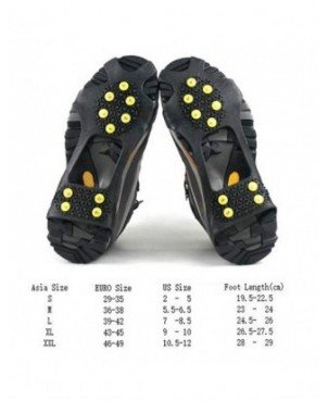 Women's Shoes-Boots-10 Studs Anti-Skid Ice Gripper Spike Winter