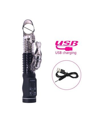 Vibratoriai, Dildo-Dvigubi – klitoriniai-12 Modes Fish Tail