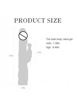 Vibratoriai, Dildo-Dvigubi – klitoriniai-12 Modes Fish Tail