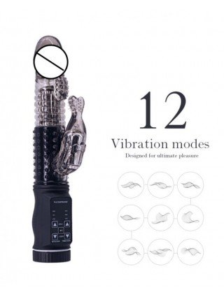 Vibratoriai, Dildo-Dvigubi – klitoriniai-12 Modes Fish Tail