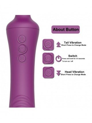 Vibratoriai, Dildo-Išmanieji-Minkšti galingi vibratoriai moterims 20 greičių Dvimotoris