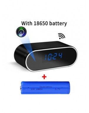 Saugumas ir apsauga-Priežiūros elementai-Mini video laikrodis HD WIFI valdymo IR naktinio