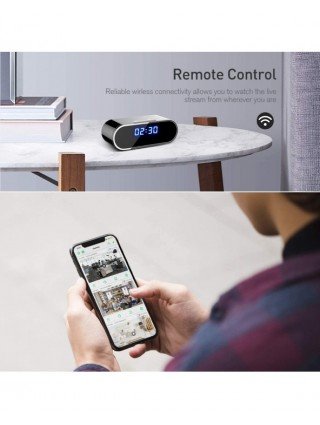 Security & Protection-Surveillance Items-Mini Camera Clock HD