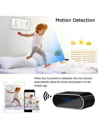 Security & Protection-Surveillance Items-Mini Camera Clock HD