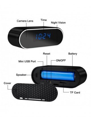 Security & Protection-Surveillance Items-Mini Camera Clock HD