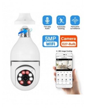 Security & Protection-Surveillance Items-5MP E27 Bulb Camera