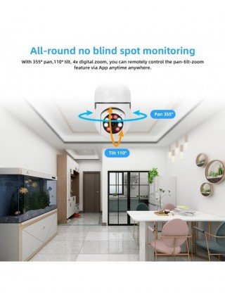 Security & Protection-Surveillance Items-5MP E27 Bulb Camera