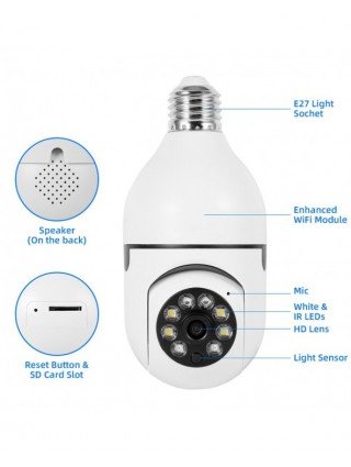 Security & Protection-Surveillance Items-5MP E27 Bulb Camera