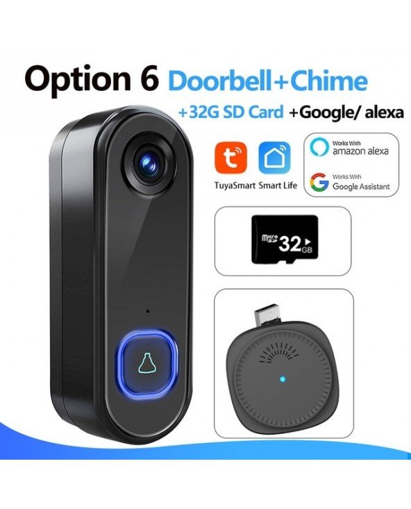 Security & Protection-Door Intercom Systems-TUYA Video Doorbell Security & Protection-Door Intercom Systems-TUYA Video Doorbell