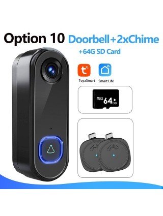 Security & Protection-Door Intercom Systems-TUYA Video Doorbell