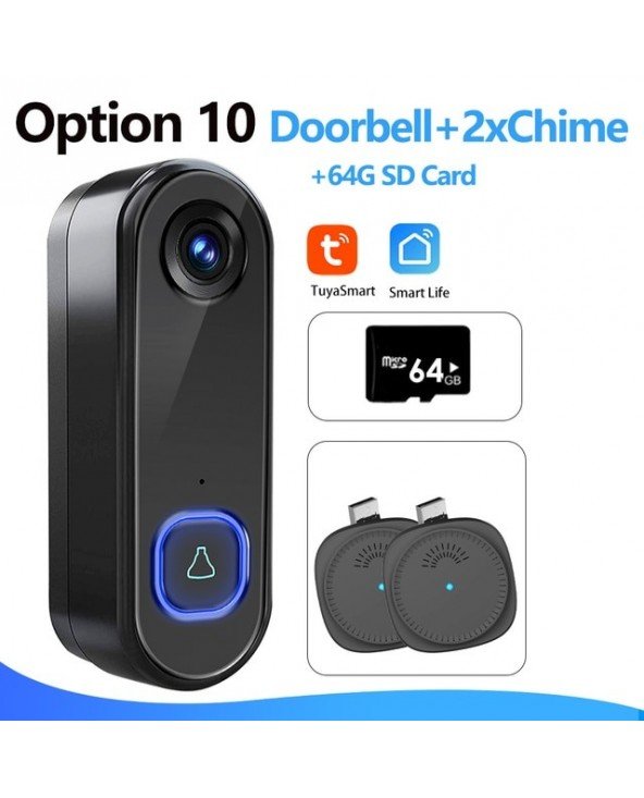 Security & Protection-Door Intercom Systems-TUYA Video Doorbell Security & Protection-Door Intercom Systems-TUYA Video Doorbell