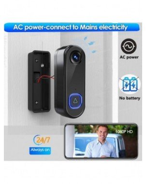 Saugumas ir apsauga-Durų domofono sistemos-TUYA Vaizdo durų skambutis WiFi belaidis lauko durų