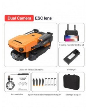 Fotoaparatai ir Kameros-Filmuojantys Dronai-Naujas P8 dronas 4k su Esc Hd viena kamera 5g Wifi