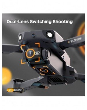 Fotoaparatai ir Kameros-Filmuojantys Dronai-Naujas P8 dronas 4k su Esc Hd viena kamera 5g Wifi