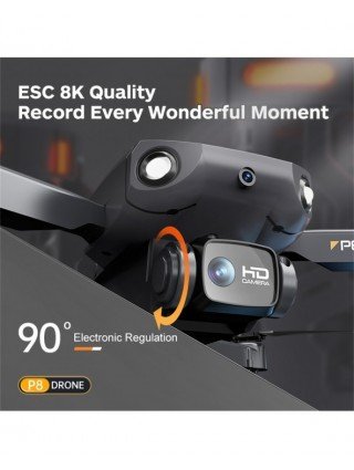 Fotoaparatai ir Kameros-Filmuojantys Dronai-Naujas P8 dronas 4k su Esc Hd viena kamera 5g Wifi