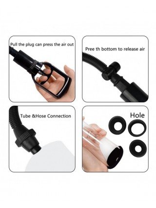 Masturbaciniai, Pompos-Penio didinimo pompos-Manual Penis Pump