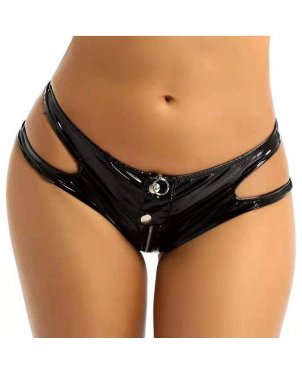 Seksuali apranga-Apatinis trikotažas-Moterų seksualus atidaromas tarpkojis Odiniai apatiniai Seksuali apranga-Apatinis trikotažas-Moterų seksualus atidaromas tarpkojis Odiniai apatiniai