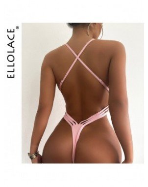 Seksuali apranga-Maudymosi kostiumėliai-Monokini maudymosi kostiumėliai vientisas stringai