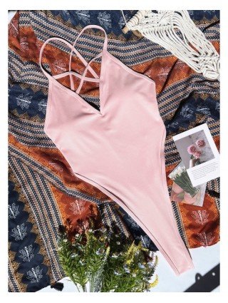 Seksuali apranga-Maudymosi kostiumėliai-Monokini maudymosi kostiumėliai vientisas stringai
