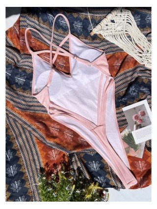 Seksuali apranga-Maudymosi kostiumėliai-Monokini maudymosi kostiumėliai vientisas stringai