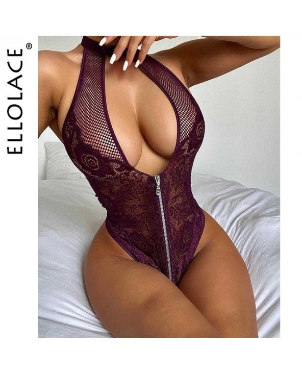 Seksuali apranga-Apatinis trikotažas-Ellolace Bodysuit Lace Seksuali apranga-Apatinis trikotažas-Ellolace Bodysuit Lace