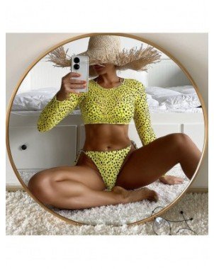 Seksuali apranga-Maudymosi kostiumėliai-Leopard maudymosi kostiumėlis iš 3 dalių Bikini