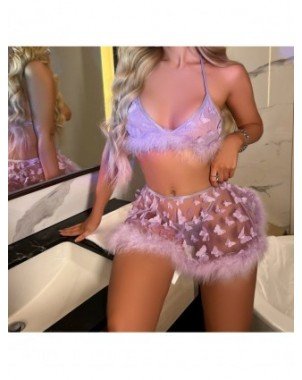 Seksuali apranga-Apatinis trikotažas-Ellolace Feather Lingerie