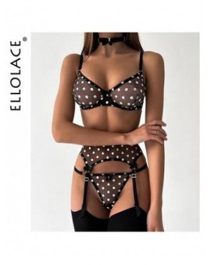 Seksuali apranga-Apatinis trikotažas-Ellolace Polk Dot Lingerie