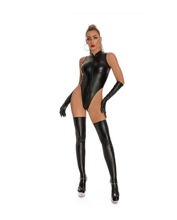 Seksuali apranga-Apatinis trikotažas-Women PU Faux Leather Seksuali apranga-Apatinis trikotažas-Women PU Faux Leather