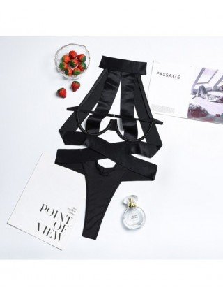 Seksuali apranga-Apatinis trikotažas-Bandage Sexy apatinis trikotažas Bodysuit Egzotiški