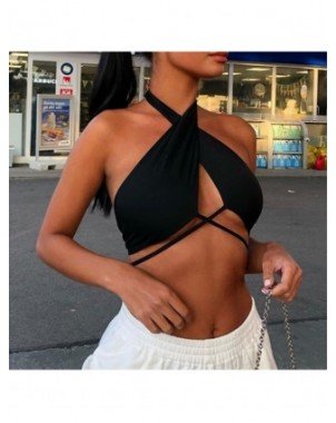 Seksuali apranga-Apatinis trikotažas-Seksualūs apatiniai drabužiai be rankovių Crop Top