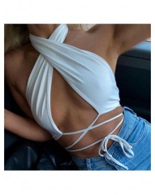 Seksuali apranga-Apatinis trikotažas-Seksualūs apatiniai drabužiai be rankovių Crop Top