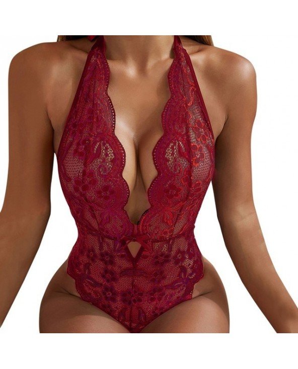 Seksuali apranga-Naktinukai-Women's Sexy Lingerie Set Lace